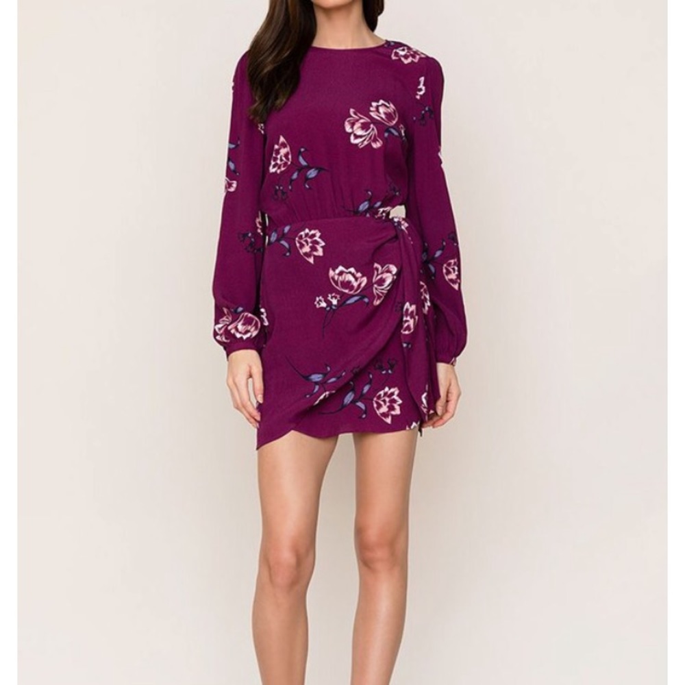 Yumi Kim tie me over dress tulip crush burgundy